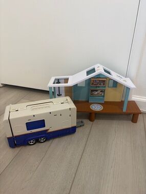 Bluey camper beach house